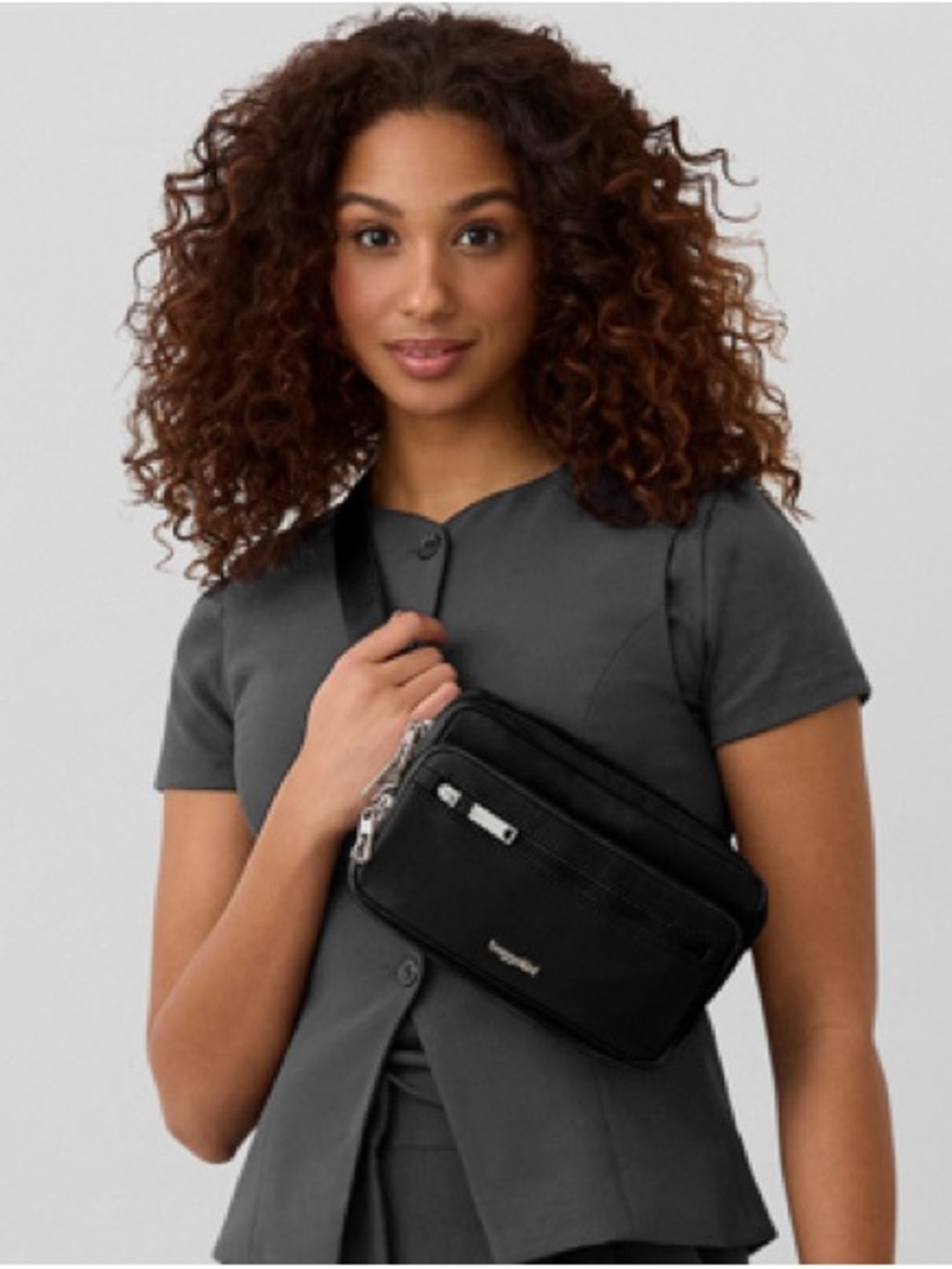 Securtex® Anti-Theft
Technology by
Baggallini Belt Bag Sling NWT